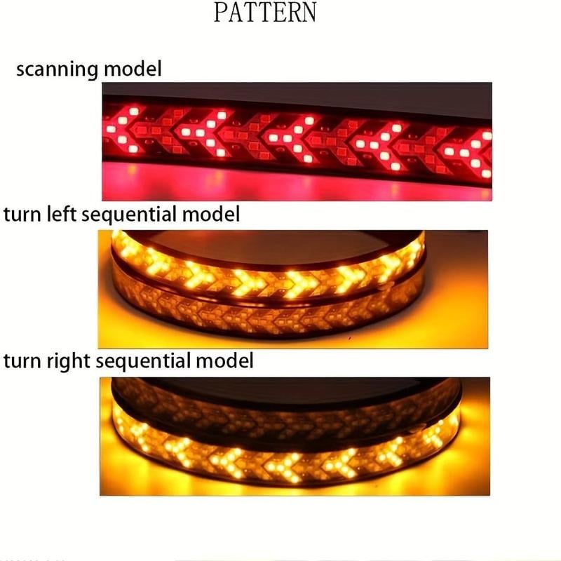 🎉LAST DAY 50% OFF🔥Fall Warning Signal Driving Light Strip, 48-Inch Car LED Light Strip, LED Lights for Car, Decorative Lights for Car🚗