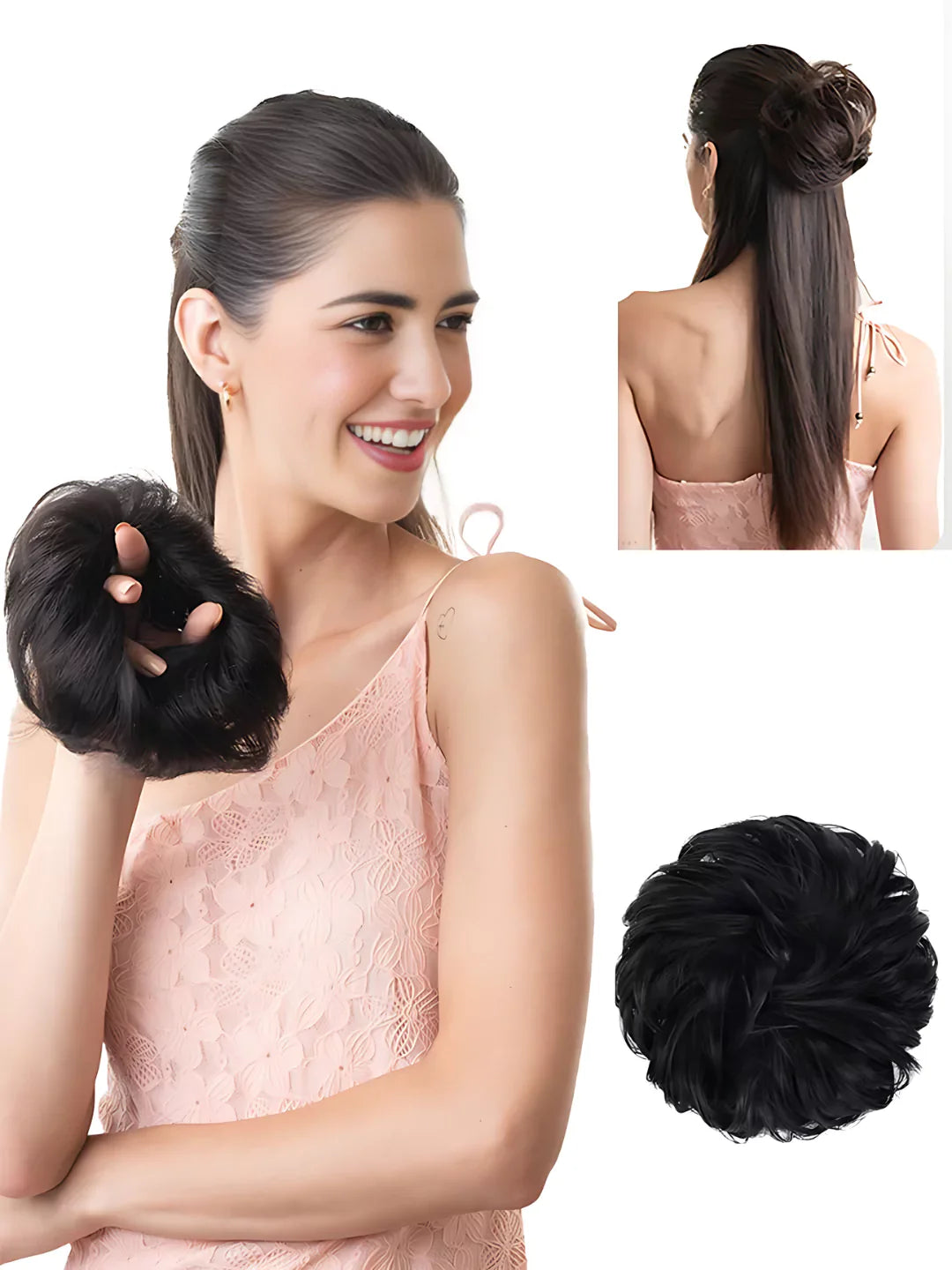 🔥Clearance Sale 49% OFF🔥PREMIUM MESSY BUN HAIR SCRUNCHIES - IMPORTED