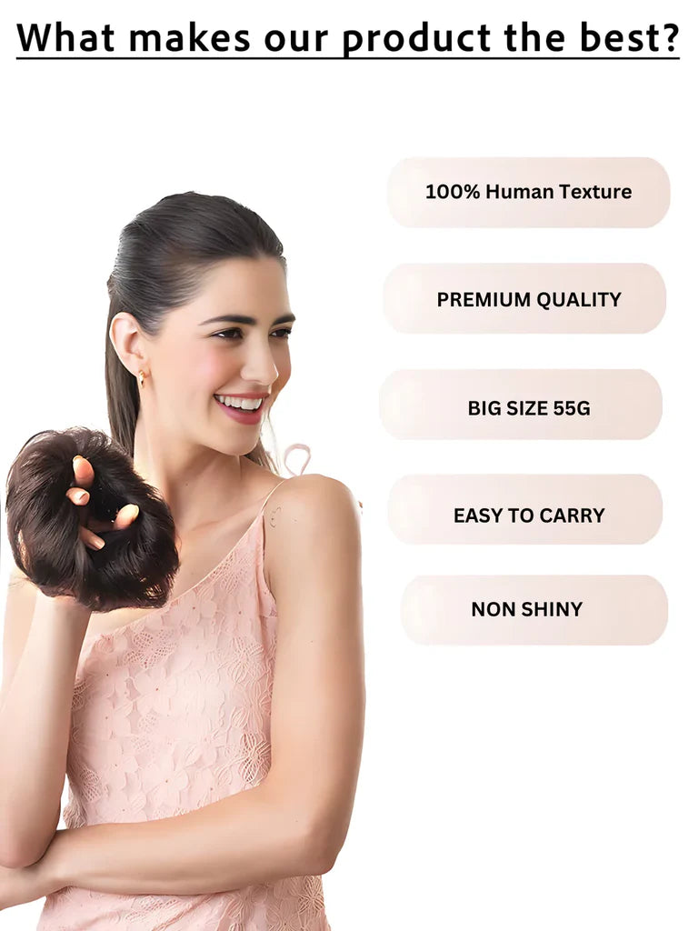 🔥Clearance Sale 49% OFF🔥PREMIUM MESSY BUN HAIR SCRUNCHIES - IMPORTED