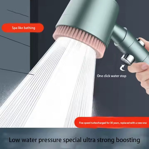 🚿Power Boost Showerhead – Strong Pressure for a Powerful Shower Experience!
