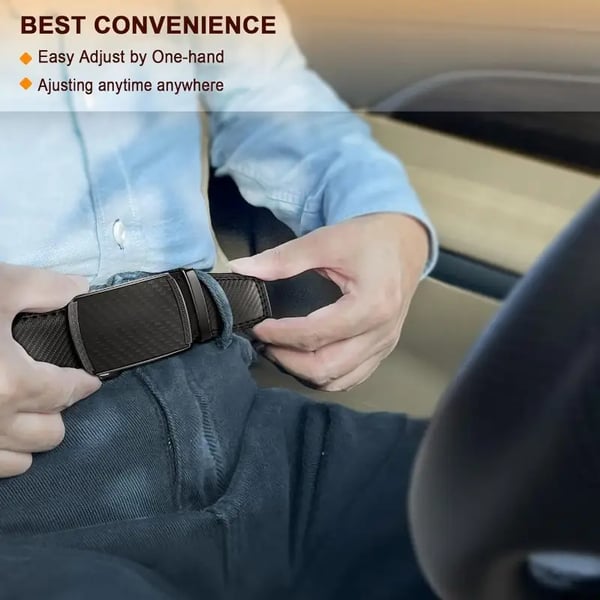 đŸ”¥Leather Ratchet Belt With Adjustable Buckle