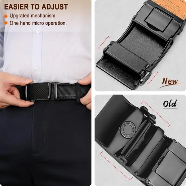 đŸ”¥Leather Ratchet Belt With Adjustable Buckle