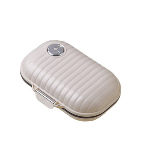 7 compartments portable pill case