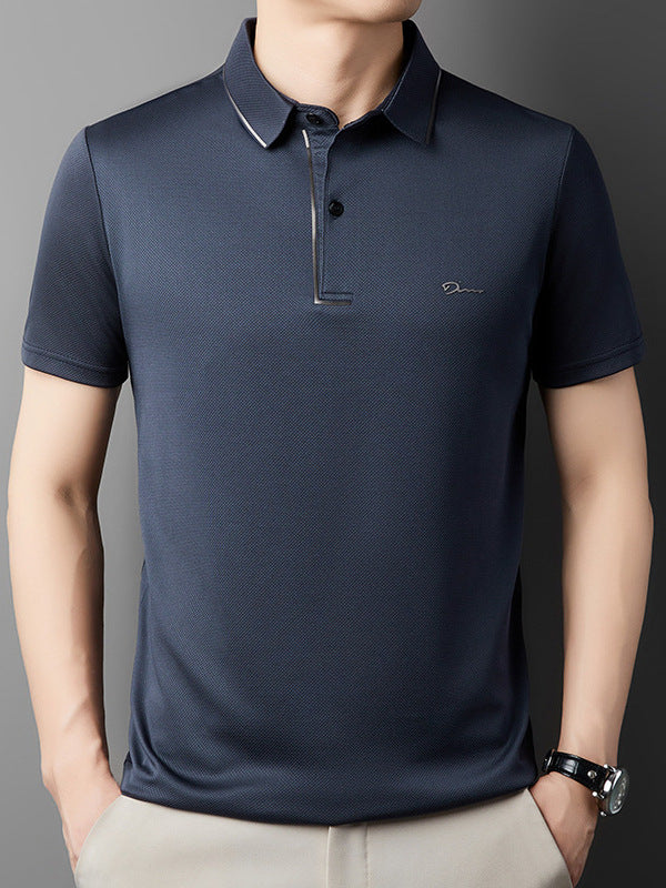 🧊Summer men's casual ice silk POIO shirt👚