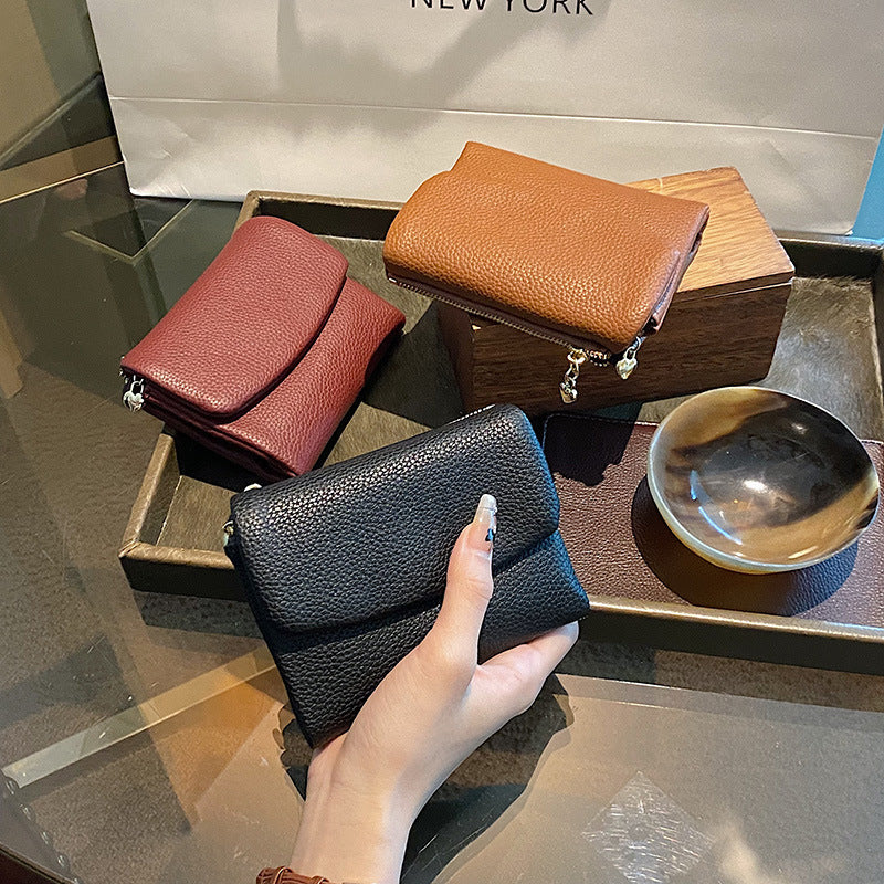 â°Unisex Pebble Leather Walletđ„