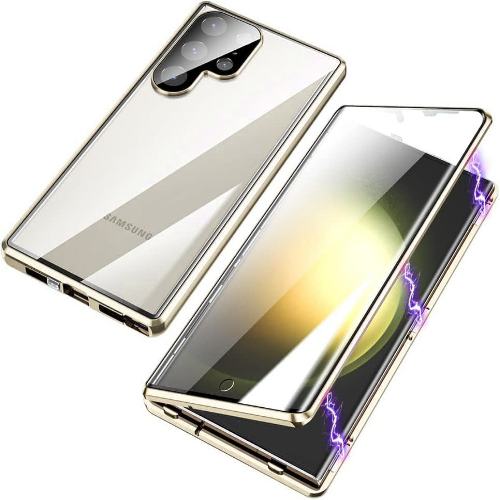 HOT SALEđ„Galaxy S Series - Dual Magnetic Glass Caseđ±