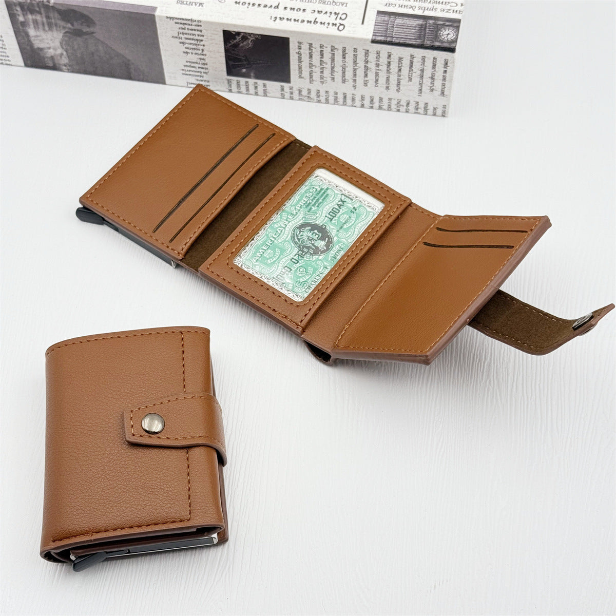 New Men's Wallet Anti-theft Large Capacity Card Holder