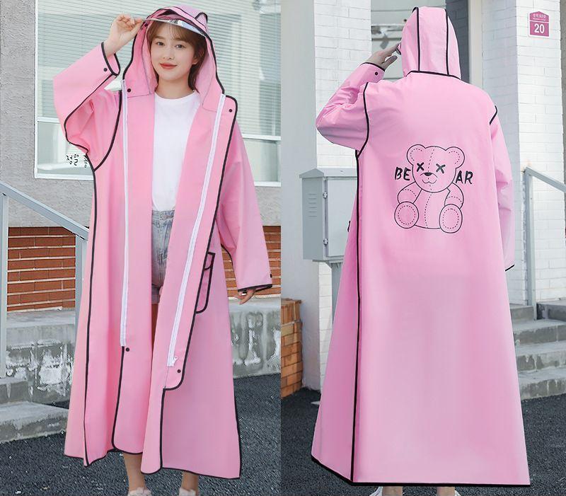 ✨ Reusable Raincoat with Hood (Removable) for Riding and Walking