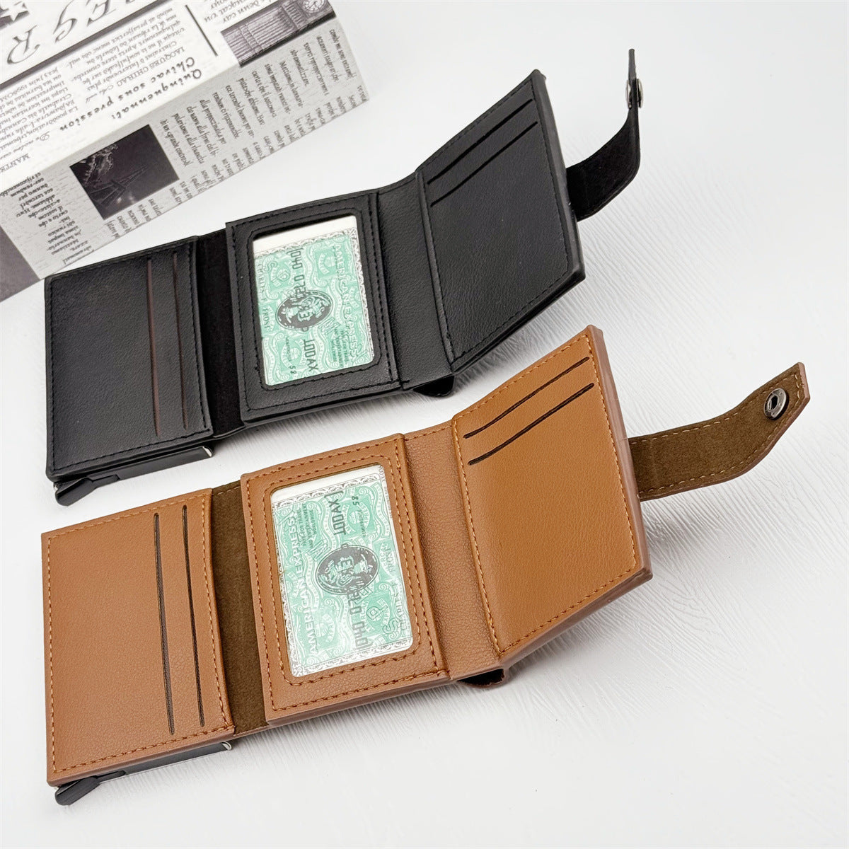 New Men's Wallet Anti-theft Large Capacity Card Holder