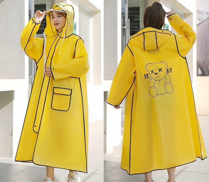 ✨ Reusable Raincoat with Hood (Removable) for Riding and Walking