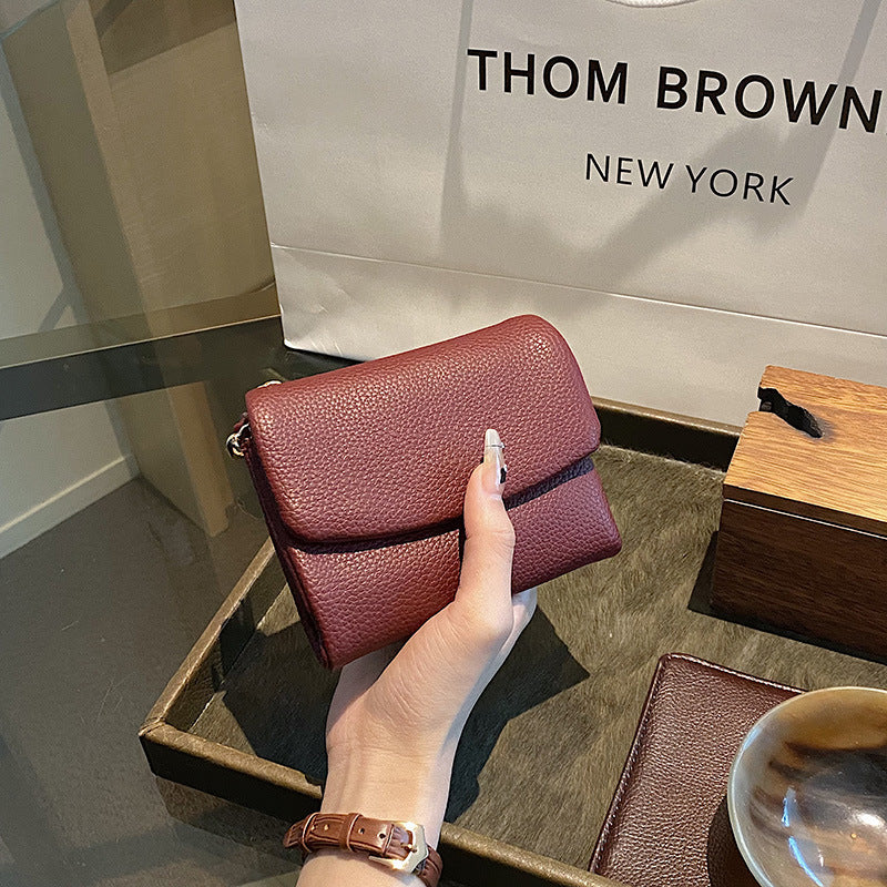 â°Unisex Pebble Leather Walletđ„