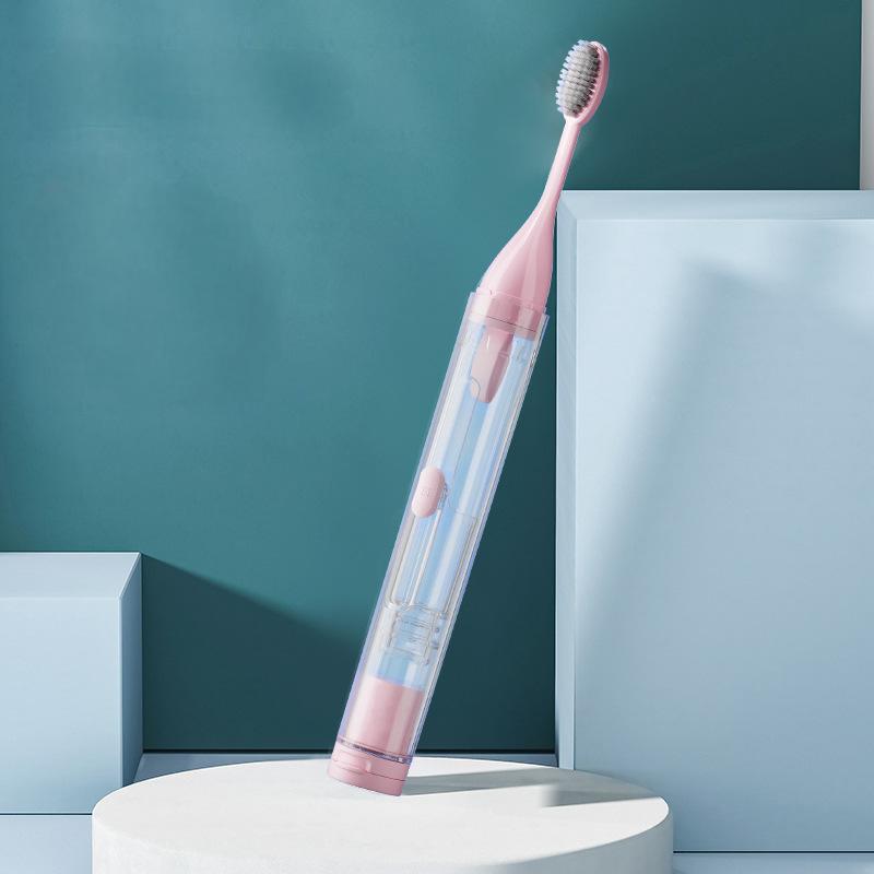 🪥Oral Care Companion on the Go: Portable Folding Toothbrush