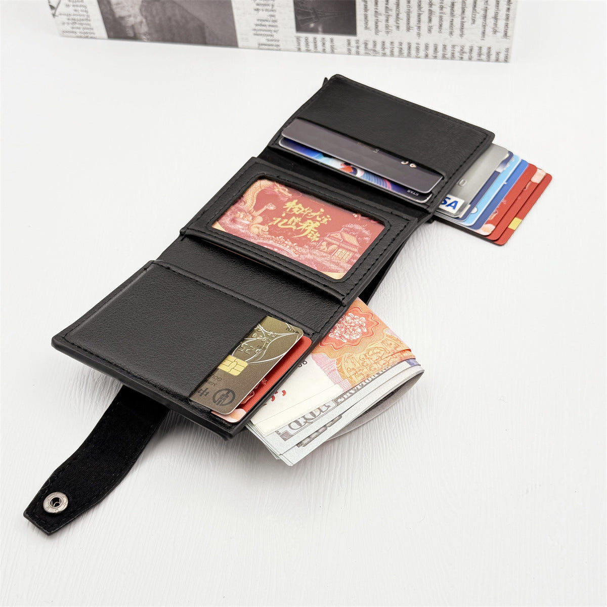 New Men's Wallet Anti-theft Large Capacity Card Holder