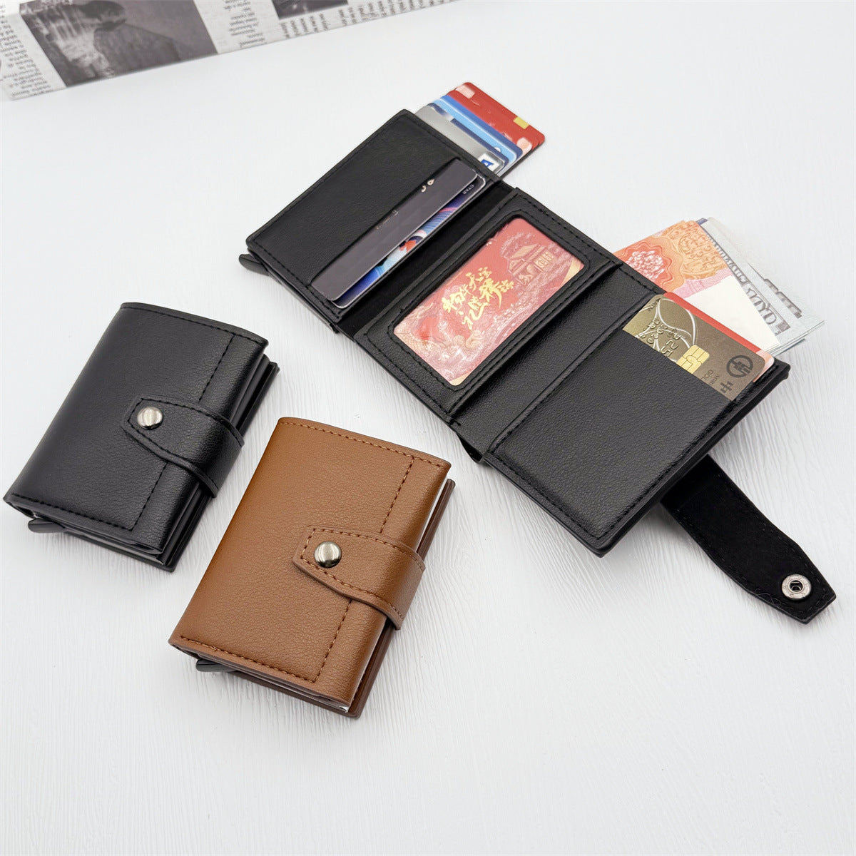 New Men's Wallet Anti-theft Large Capacity Card Holder