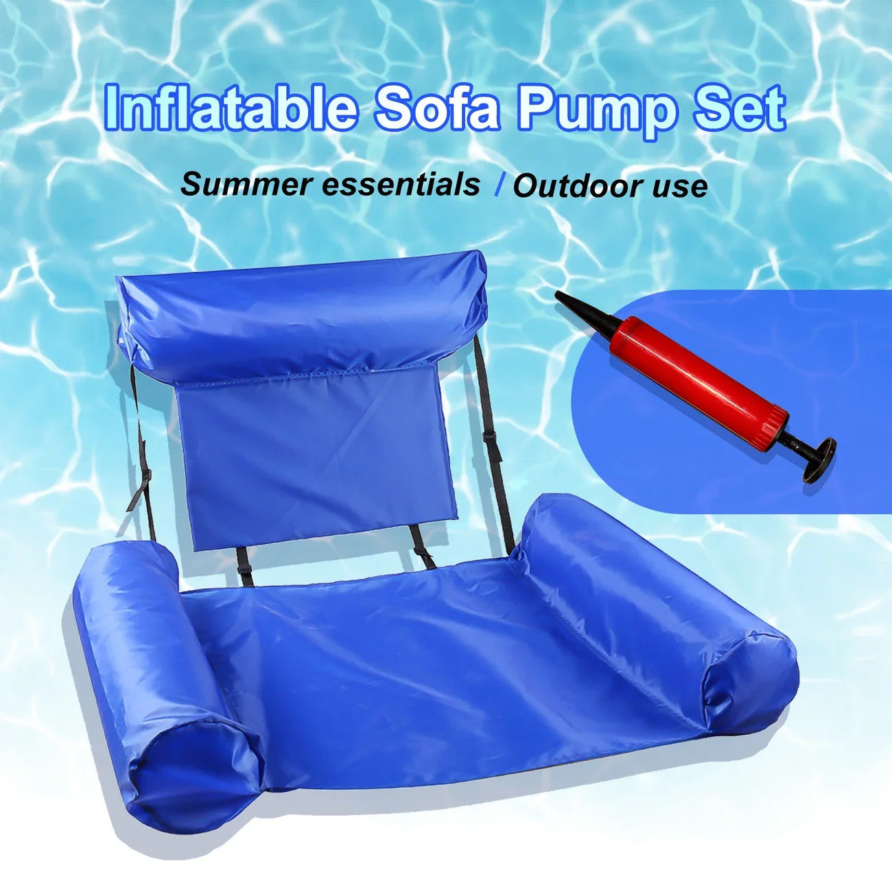 🏝️Summer Hot Sale🌊 Inflatable Air Mattress with Pump