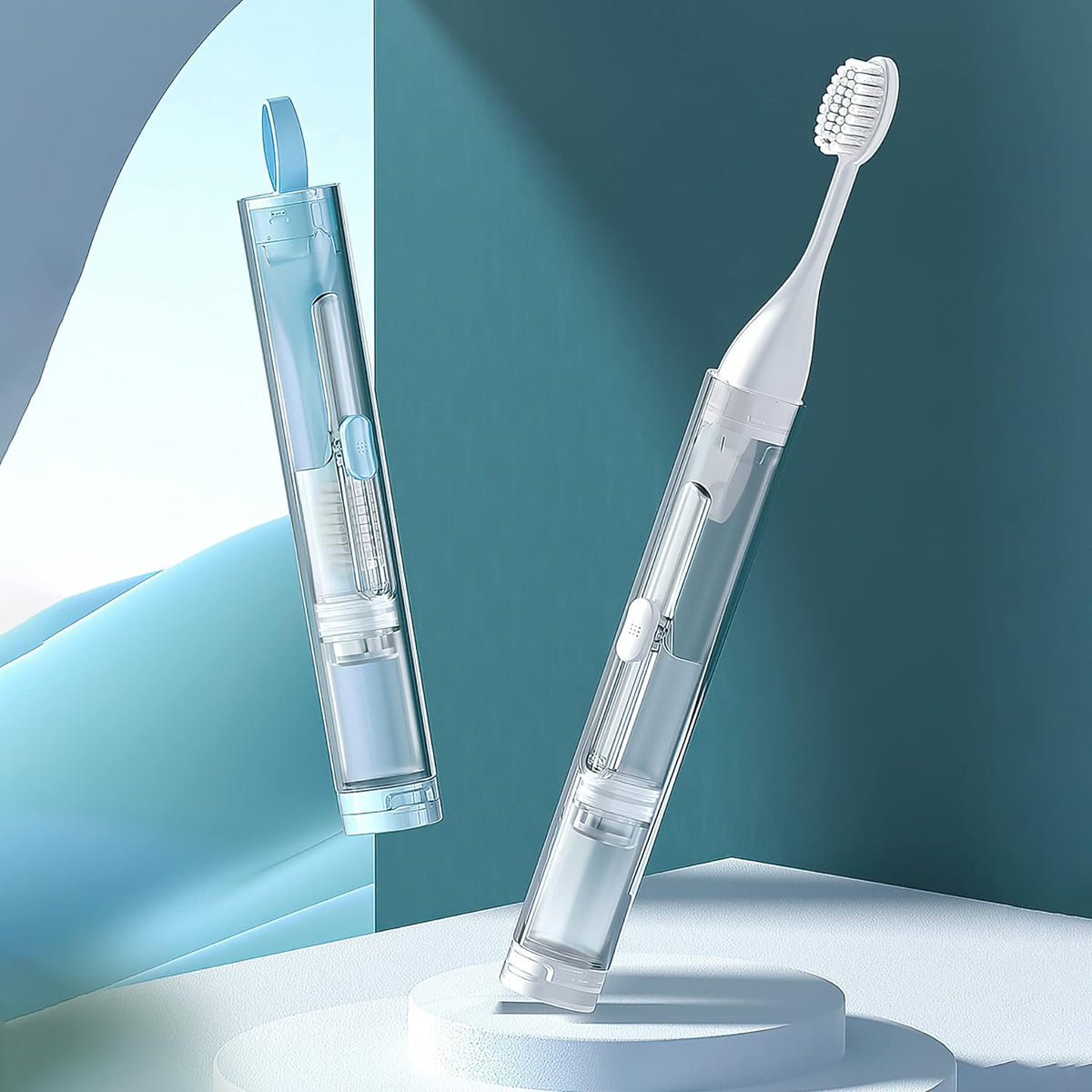 🪥Oral Care Companion on the Go: Portable Folding Toothbrush