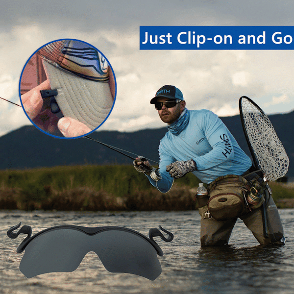 🔥Last Day Sale 49% OFF🎁Clip Cap Sunglasses, Fishing Glasses