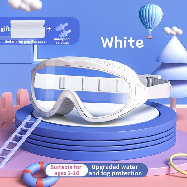 🏊♂️ ✨HD children's large frame waterproof and anti-fog swimming goggles