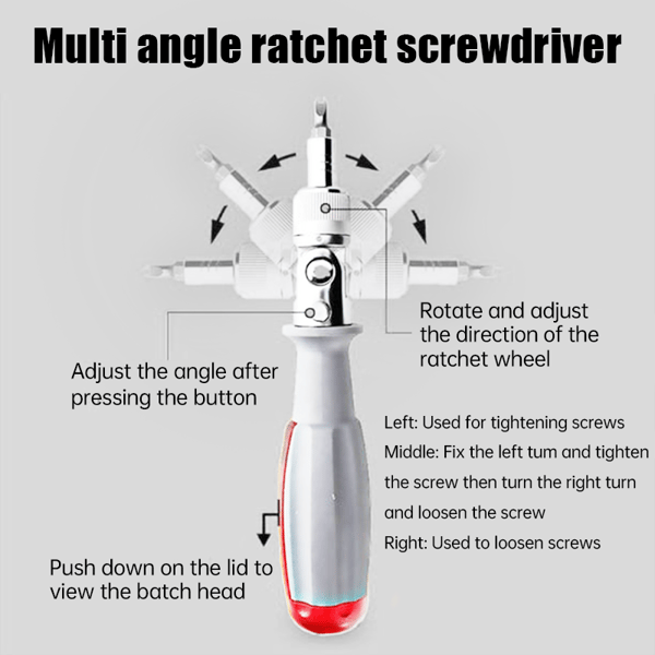 🔥 11-in-1 Ratchet Screwdriver Set 🔧