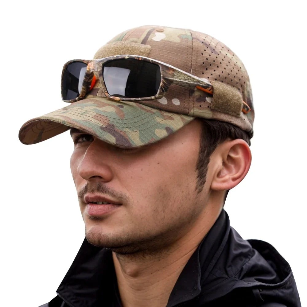 ⏳ Limited time 50% off! 💥Camouflage Built-in Sunglasses Slot Cap