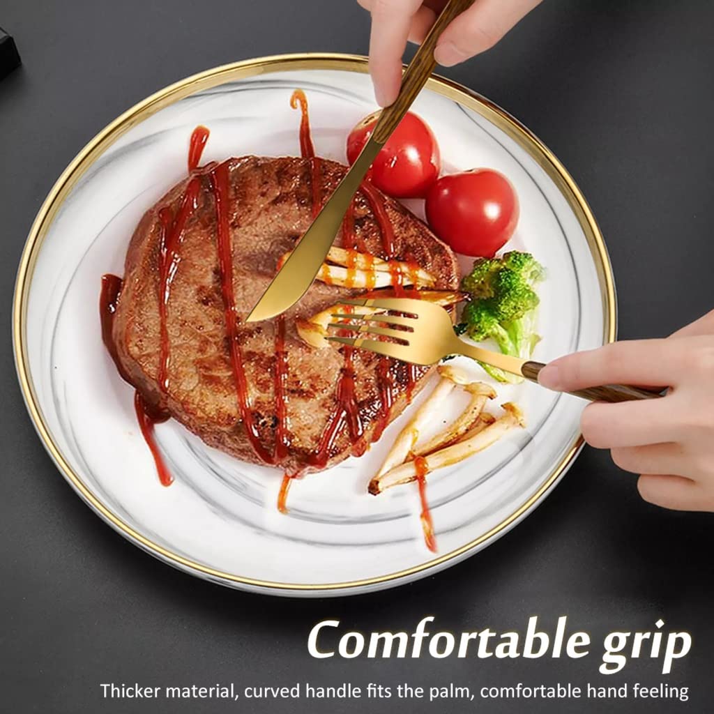 🍴Stainless Steel Steak Knife, Fork And Spoon Cutlery Set🍽️