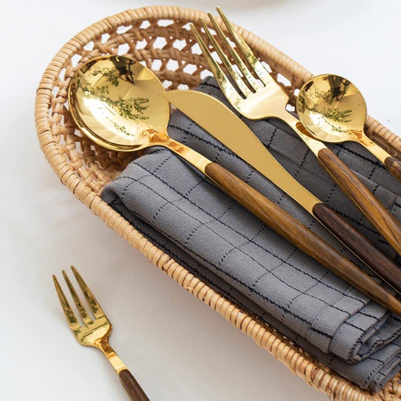 🍴Stainless Steel Steak Knife, Fork And Spoon Cutlery Set🍽️