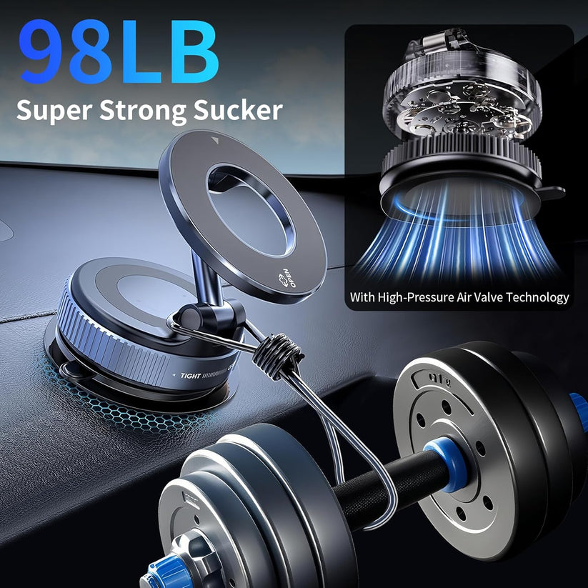 🔥Cash On Delivery & HOT SELL🔥— Double-sided magnetic vacuum cell phone holder