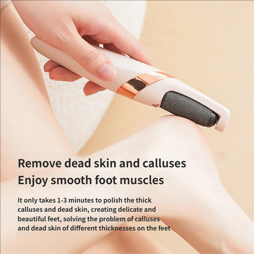 ✨ Electric Foot File | Dead Skin Remover Tool 🌟 USB Rechargeable, 2 Interchangeable Heads | Must-Have Foot Care 💅👣