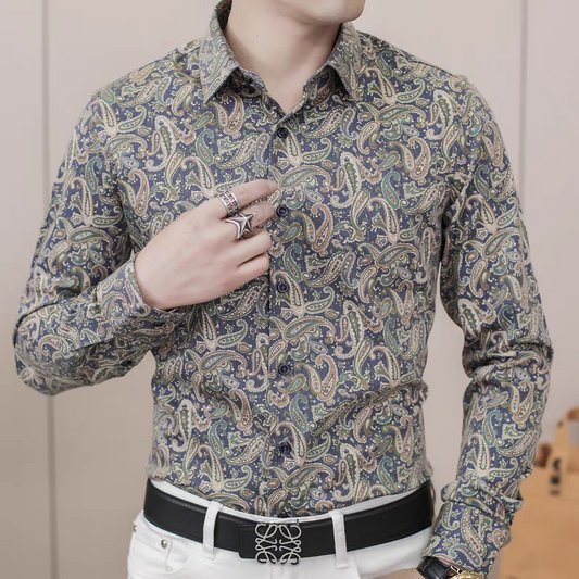 Last Day Sale 49% OFF🔥Imperial Paisley Elegance Shirt