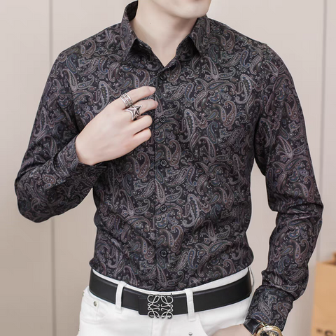Last Day Sale 49% OFF🔥Imperial Paisley Elegance Shirt