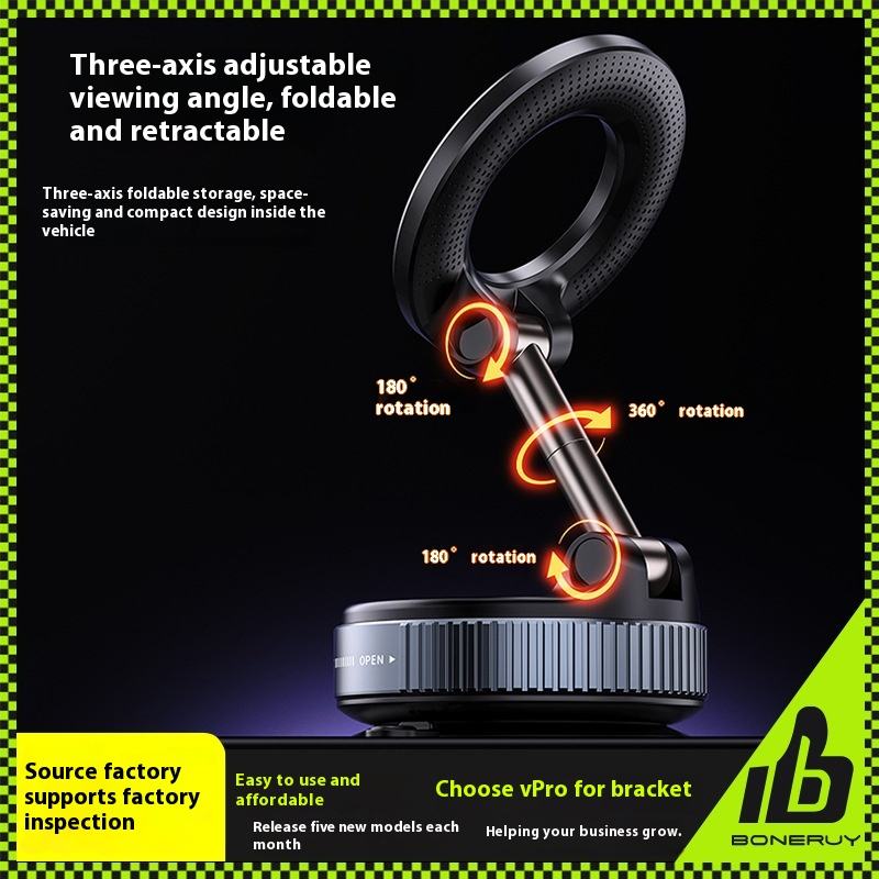 🔥Cash On Delivery & HOT SELL🔥— Double-sided magnetic vacuum cell phone holder