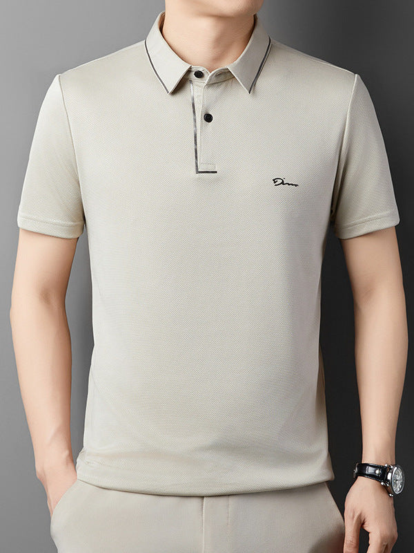 🧊Summer men's casual ice silk POIO shirt👚