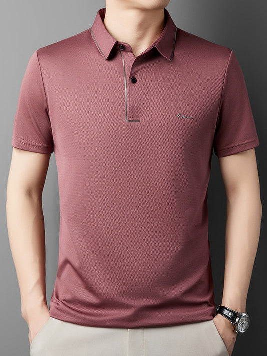 🧊Summer men's casual ice silk POIO shirt👚