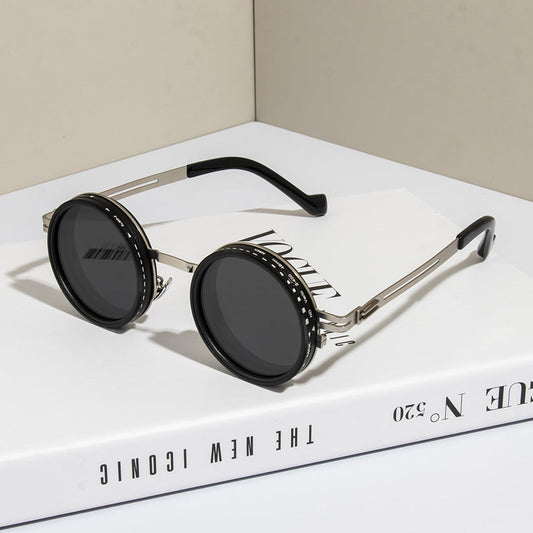 🕶️ Adjustable ND Sunglasses 1-9️⃣ | Round Polarized Lenses with Tint Filter 🌈