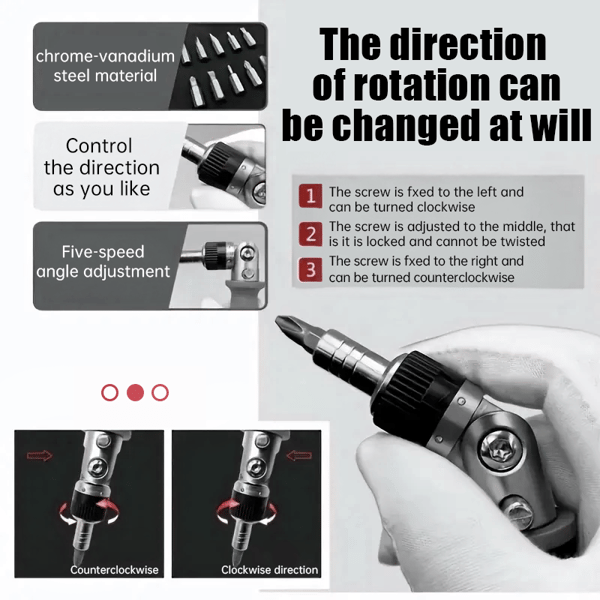🔥 11-in-1 Ratchet Screwdriver Set 🔧