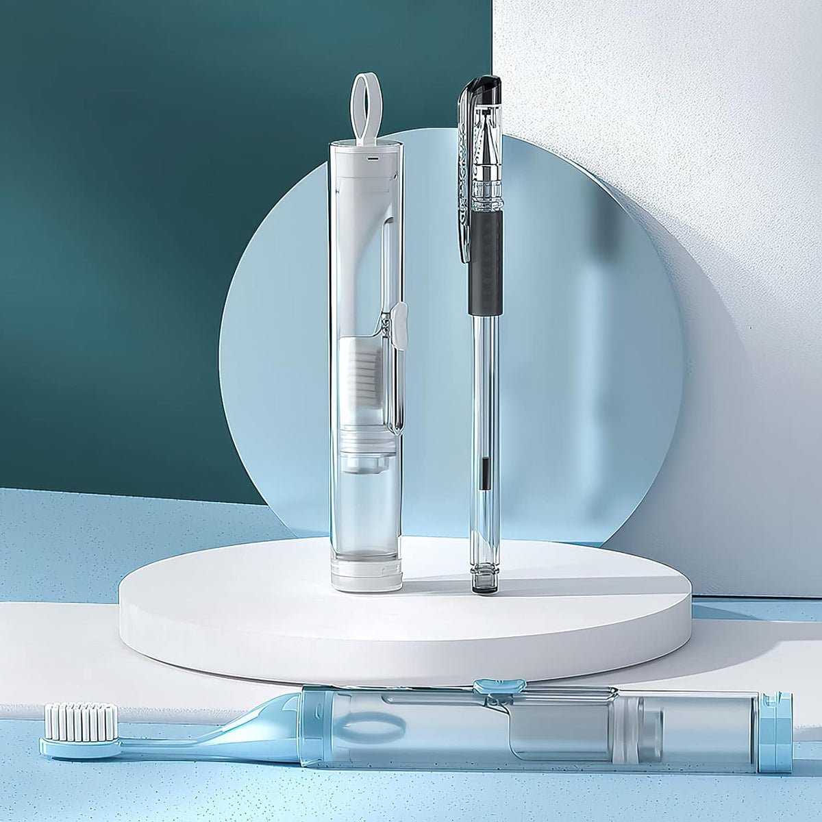 🪥Oral Care Companion on the Go: Portable Folding Toothbrush