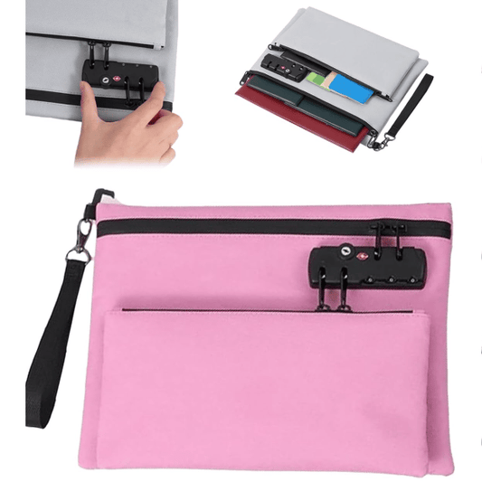 Last Day Sale 49% OFF🔥Double Layer Money Bag With Lock