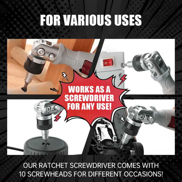🔥 11-in-1 Ratchet Screwdriver Set 🔧