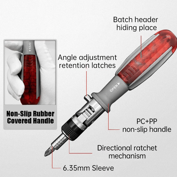 🔥 11-in-1 Ratchet Screwdriver Set 🔧