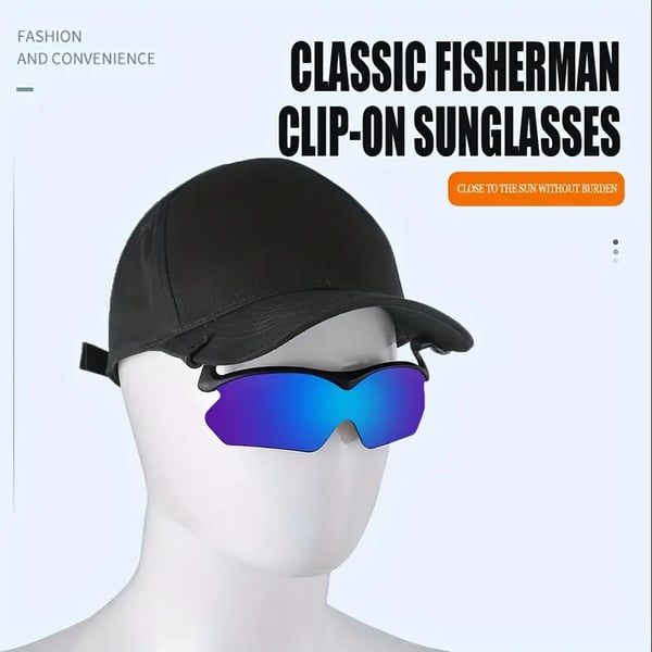 🔥Last Day Sale 49% OFF🎁Clip Cap Sunglasses, Fishing Glasses