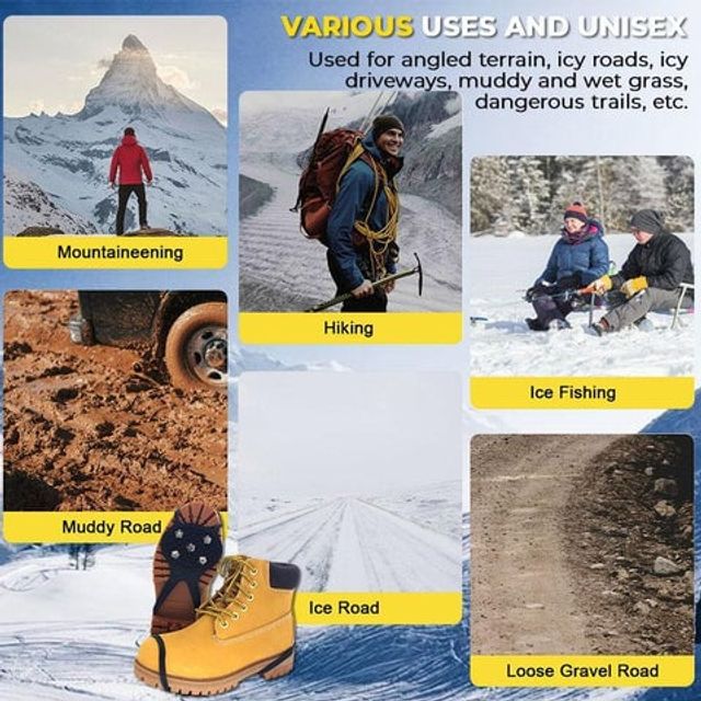 ⛄️Winter Sale - 49% Off❄️Universal Non-Slip Gripper Spikes🥾