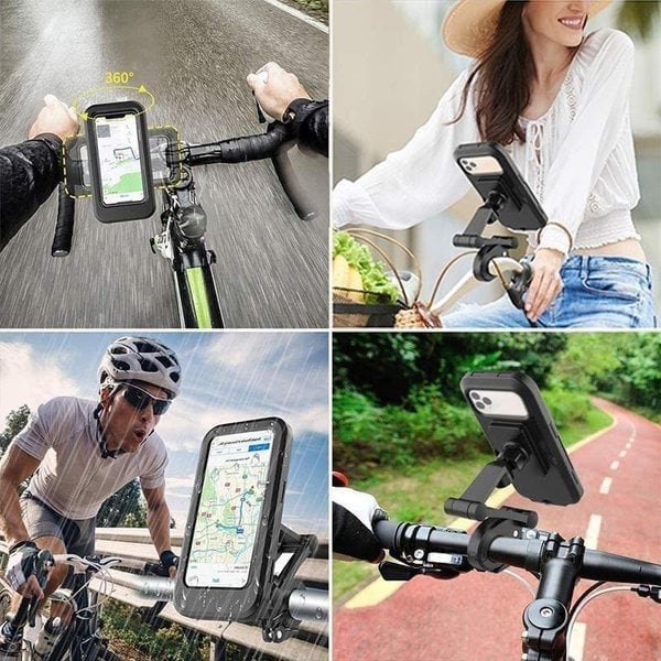 🔥 Waterproof Phone Holder for Bikes & Motorcycles 📱🚴‍♂️💦 Secure, Sturdy & All-Weather Ready!