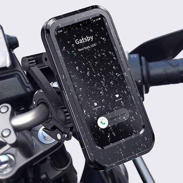 🔥 Waterproof Phone Holder for Bikes & Motorcycles 📱🚴‍♂️💦 Secure, Sturdy & All-Weather Ready!