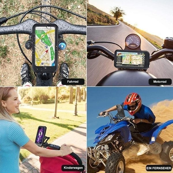 🔥 Waterproof Phone Holder for Bikes & Motorcycles 📱🚴‍♂️💦 Secure, Sturdy & All-Weather Ready!